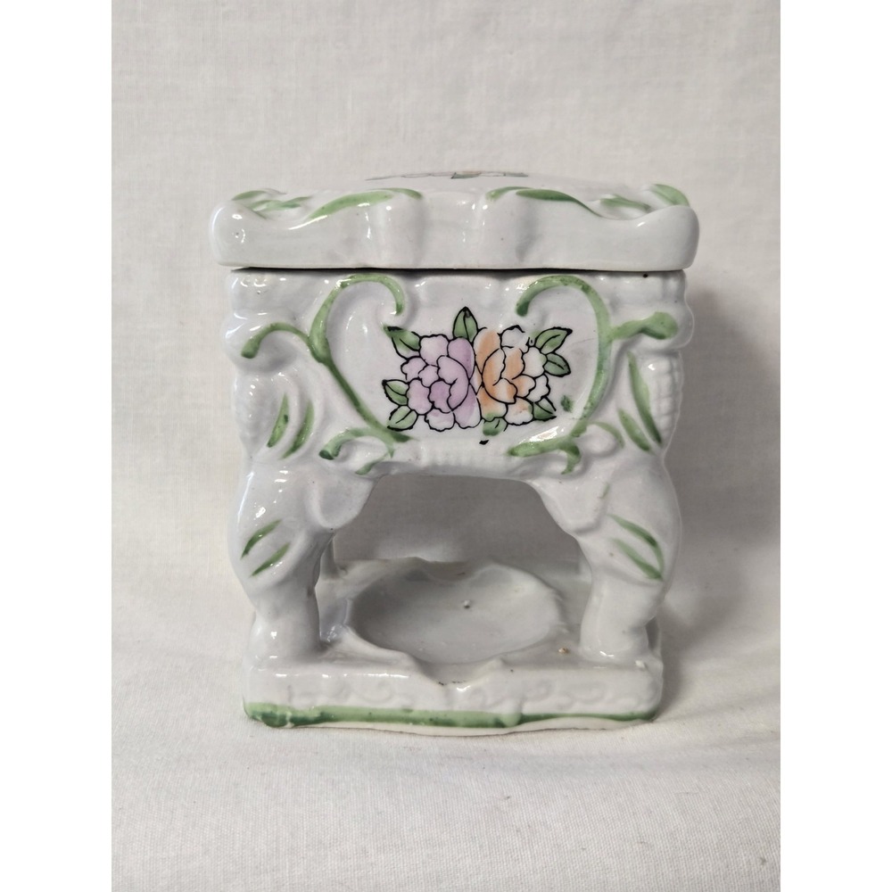 Vintage Porcelain Cigarette Holder And Ashtray GVC!
